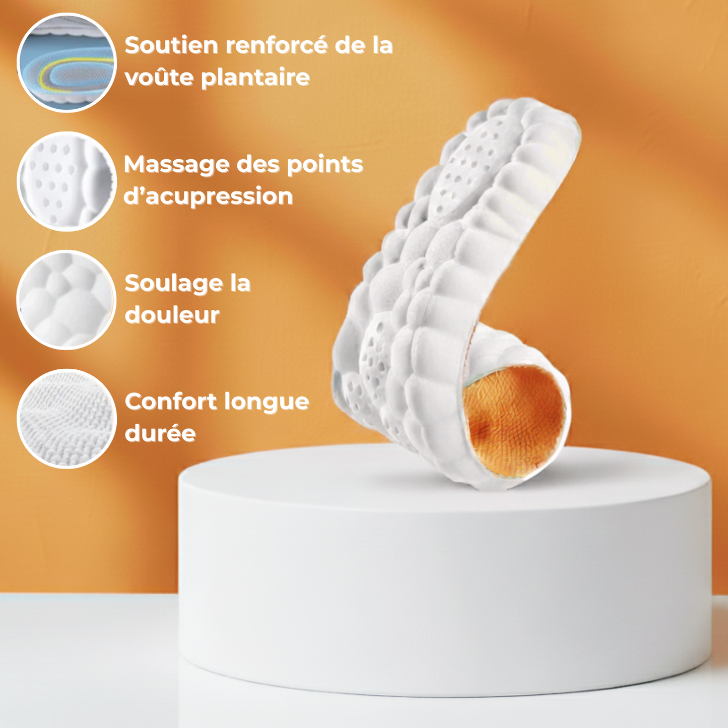 Semelles 4D orthopédiques